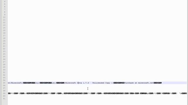 Убираем надпись "Unlicensed copy" Minecraft 1.7 смотреть онлайн