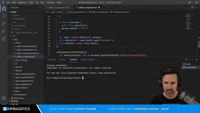 Building the Excel to JSON Angular App: Part 3 - Adding the Excel Spreadsheet and Editing смотреть онлайн