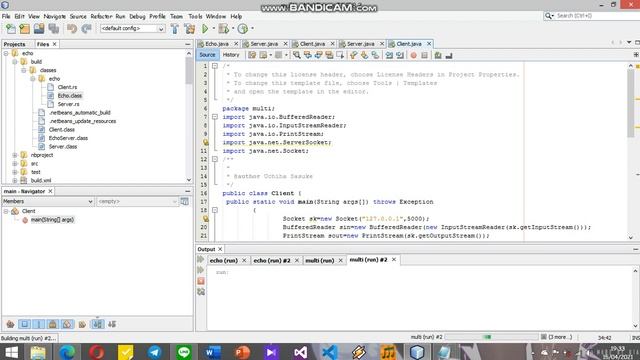 Multi Echo Server + Multi Echo Client смотреть онлайн