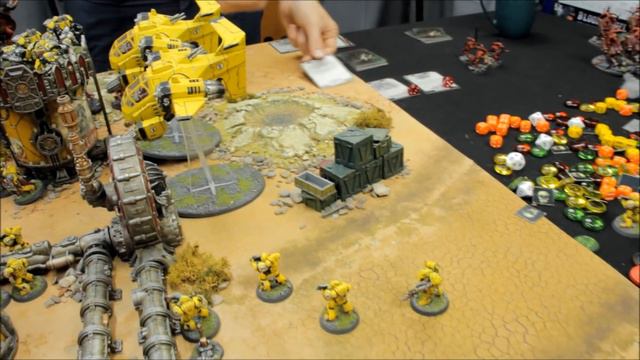 Khorne vs Imperial Fists Warhammer 40K Battle Report 8th Edition CTS94 1750pts SHOW YOURSELF..DEMON смотреть онлайн
