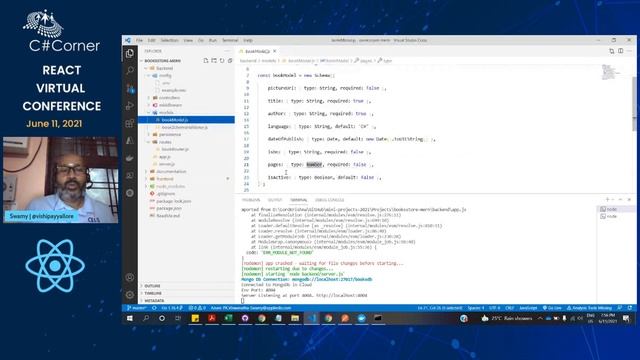 Books Store app using MERN Stack || React Virtual Conference 2021 смотреть онлайн