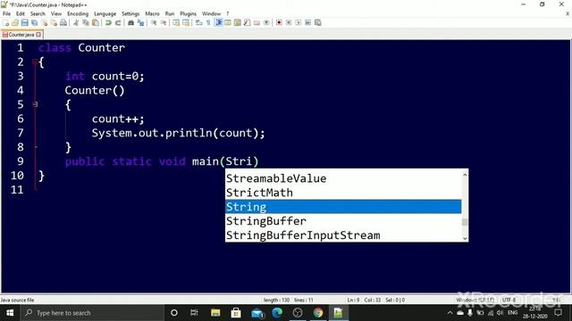 static method in Java смотреть онлайн