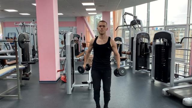 Махи гантелями на грудные смотреть онлайн