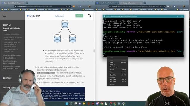 A review and walkthrough of Atlassian's Bitbucket/GIT Tutorial. смотреть онлайн