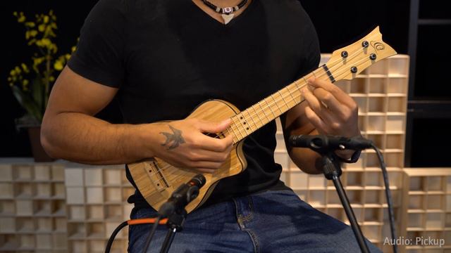 Bamboo Series Soprano Size Ukulele by Ortega Guitars - Natural - RUNAB-SO смотреть онлайн