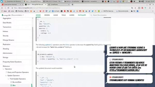 [PT-BR]#iniciante #javascript ➡️ express ➕ mongodb ? смотреть онлайн