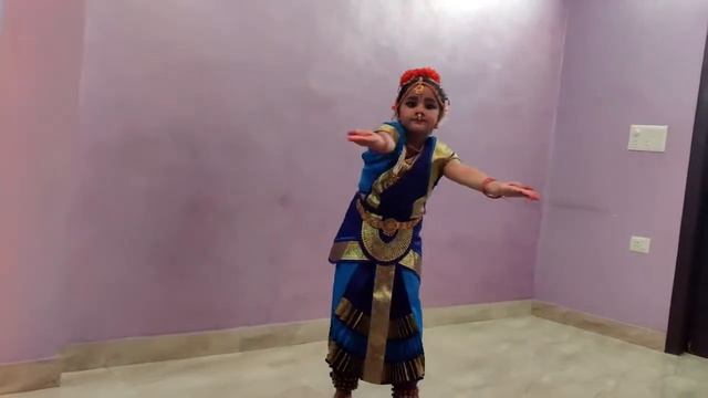Namokar Mantra Dance Performance | Navkar Mantra Dance | Jain | Bharatnatyam Dance by little one смотреть онлайн