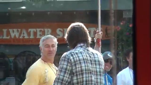 Дженсен Эклз и Джаред Падалеки на съемочной площадке!!!