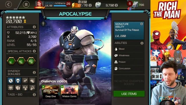 Apoc R4 is Putting in Work For Incursions + Other Content & Saves Health Potions | Marvel Champions смотреть онлайн