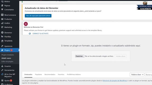 Cómo instalar ELEMENTOR PRO en Wordpress (Manual y Automático) EN 1 MINUTO ? смотреть онлайн