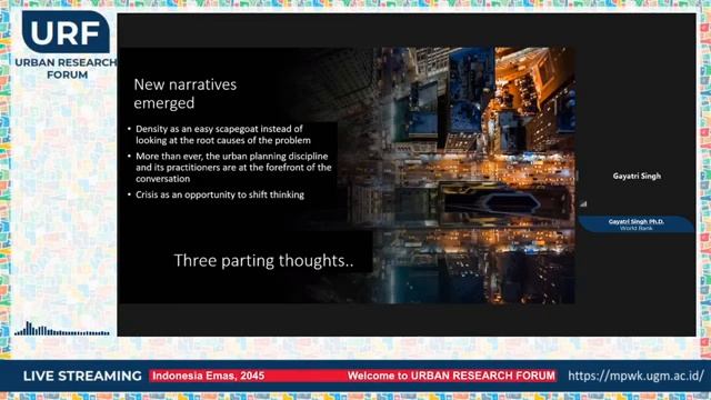 URBAN RESEARCH FORUM (URF) - SEMINAR SERIES 2 смотреть онлайн