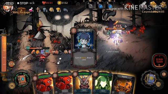 Wandering Night — Solo adventure, 1st boss. Android gameplay смотреть онлайн