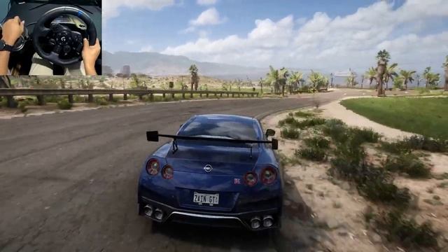 Nissan GTR R35 NISMO | Forza Horizon 5 | Steering Wheel Gameplay смотреть онлайн