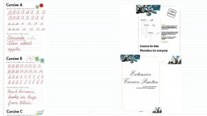 2. Spotlight Starter Preparation. Урок 0.2. Сursive A, B, C. Прописные буквы A, B, C