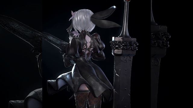 2B Nier Automata Fan Art! смотреть онлайн