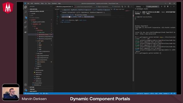 Dynamic Component Portals - Marvin Derksen - Angular Cologne смотреть онлайн