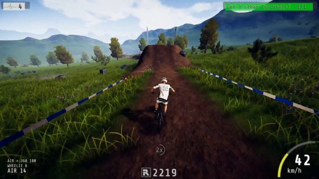 BMX Downhill Descender - HUGE JUMPS & TRICKS!! - Descenders Gameplay смотреть онлайн