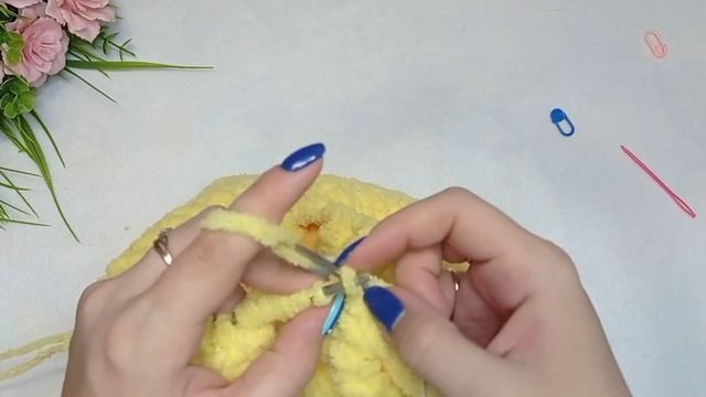 Плюшевый комбинезон на 0-3 месяца спицами. смотреть онлайн