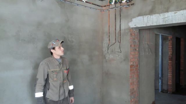 Электромонтаж, штробление стен. смотреть онлайн