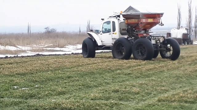 Пневмоход РОСА внесение селитры смотреть онлайн