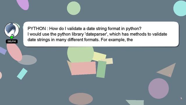 PYTHON : How do I validate a date string format in python? смотреть онлайн