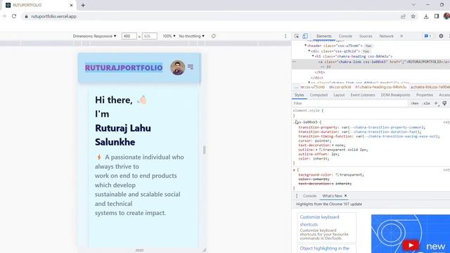 Portfolio made in react.js and Chakra UI смотреть онлайн