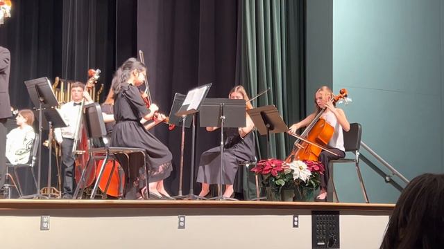 Quartet In G Major, Movement 3: Tempo De Menuetto By Mozart. Chamber Group From Odyssey Academy 202
