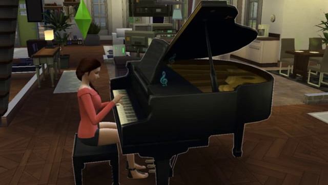 The Sims 4 - piano song "For Bella" смотреть онлайн