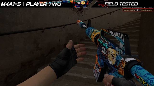 CSGO M4A1-S | Player Two - Skin showcase and gameplay all floats [4K60FPS] смотреть онлайн