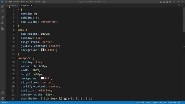 Image Slider in HTML CSS & JavaScript | Card Slider смотреть онлайн