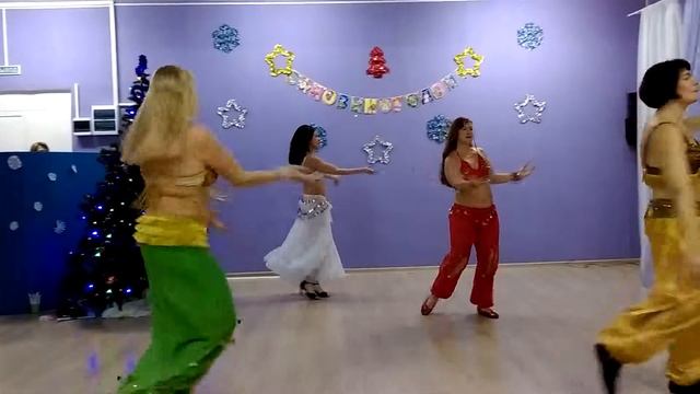 Танец живота - новогодний вечер в клубе КВАРТЕТ 19.12.2015 смотреть онлайн