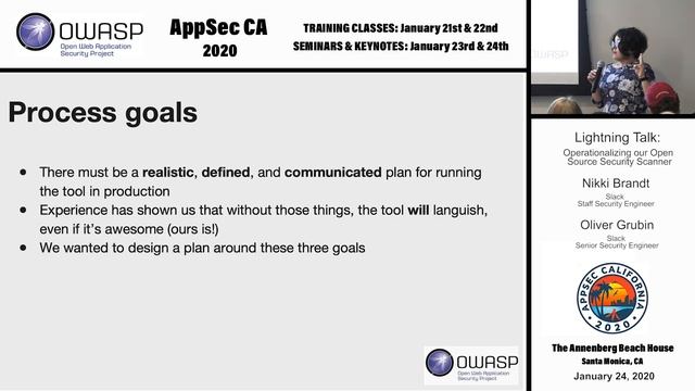 Lightning Talk: Operationalizing our Open Source Security Scanner - Nikki Brandt & Oliver Grubin смотреть онлайн