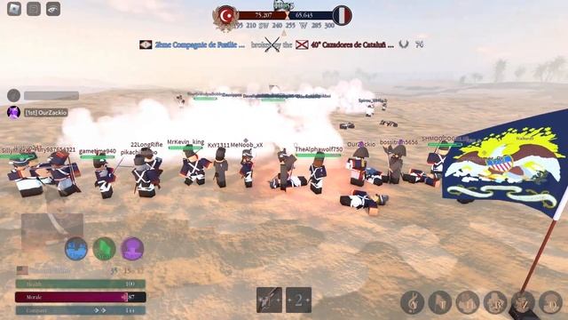 Roblox Napoleonic Wars | United States Army | Egypt Grand Battle 4000 Players! смотреть онлайн