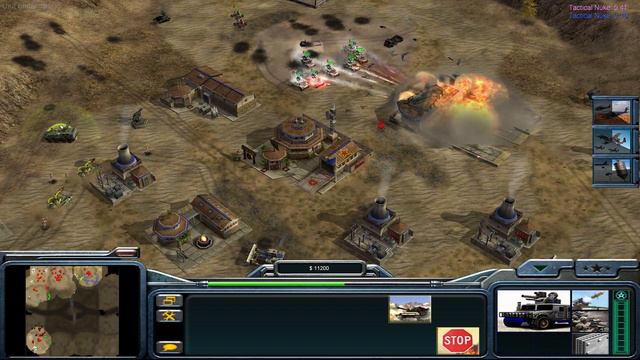 Command & Conquer Generals - Project Tomahawk Storm Mod - 1 USA vs 7 China Hard AI смотреть онлайн