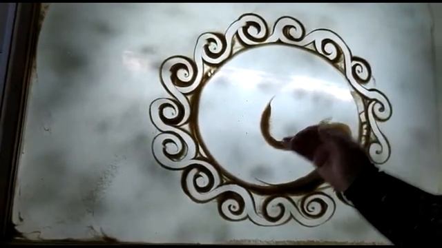 Мастер-класс по рисованию песком "ЗИМНЯЯ СКАЗКА" смотреть онлайн