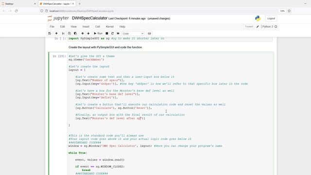 Build a Dragon Warhammer Spec calculator with PySimpleGUI || Python || Quick Tutorial смотреть онлайн
