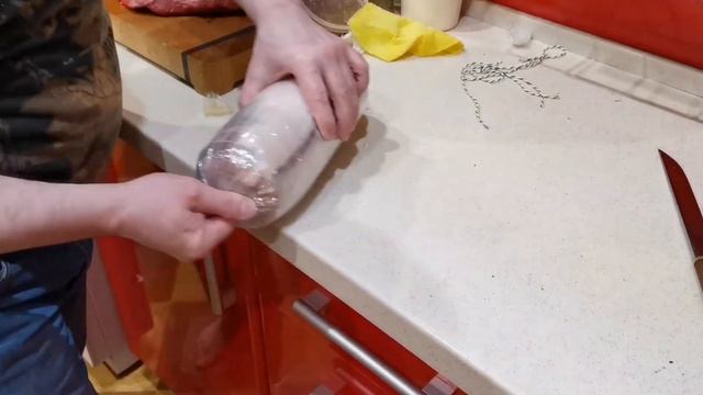 Подготавливаем заготовки на сыровял панчетта и свиная шейка