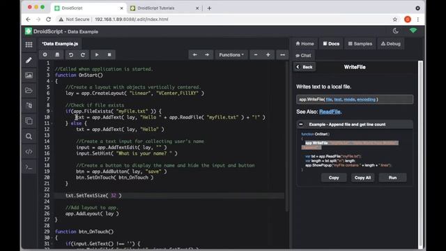 Introduction to using local persistent data смотреть онлайн