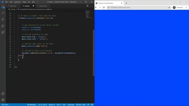 Context Menu - Add Javascript - Part 3 смотреть онлайн