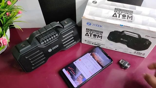 Zoook ZB-Rocker Boom Box Atom 10W Bluetooth Speaker | FM SD Card Pendrive| Sound Test ? | Hindi смотреть онлайн