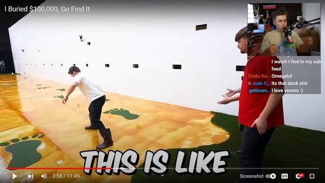 Ludwig Reacts To I Buried $100,000, Go Find It By MrBeast смотреть онлайн