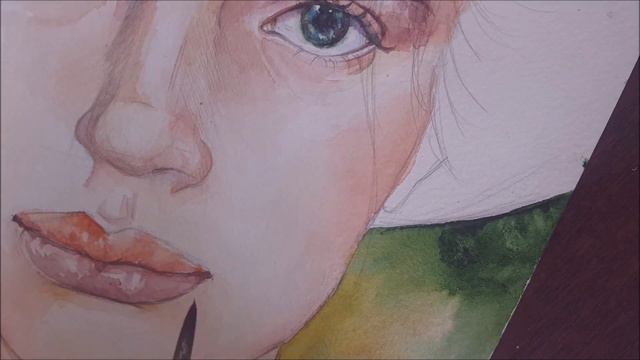 СКЕТЧ после долгого перерыва в рисовании /// WATERCOLOR SKETCH