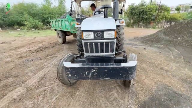 JCB 3dx | TATA Dump Truck | Mahindra Arjun NOVO 605 Eicher 285 with Loaded Stone in Trolley смотреть онлайн