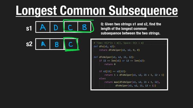 7. Dynamic Programming: 3. LCS (RU)
