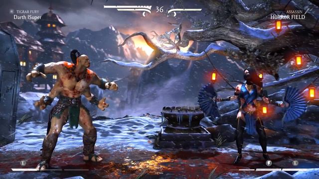 GORO DOES THE FLAME BRUTALITY ON GORO! - Mortal Kombat X: 