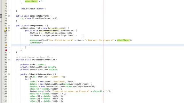 Creating a simple turn-based network game in Java смотреть онлайн