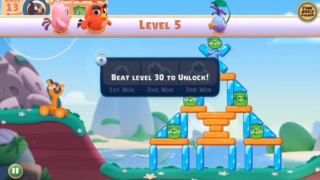 Angry Birds Gameplay | Angry Birds Reloaded Space | Twenty Shades Of Red | Angry Bird Journey #vira смотреть онлайн