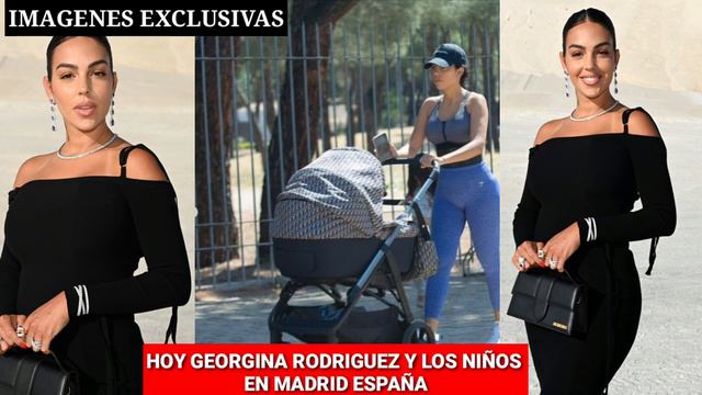CRISTIANO RONALDO Estará en MADRID ? GEORGINA RODRIGUEZ Paseando con los Niños en MADRID ESPAÑA смотреть онлайн