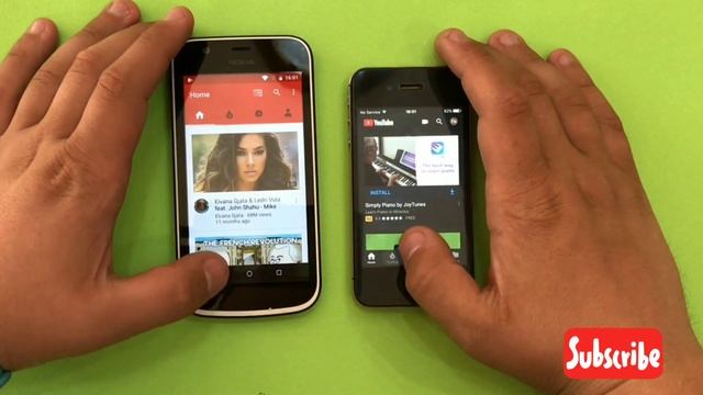 Nokia 1 vs iPhone 4S смотреть онлайн
