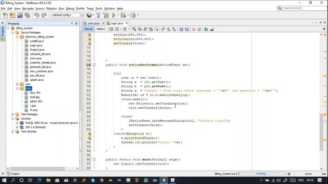 Java Application using Java language and MySql Database | Billing System | Part 2 смотреть онлайн